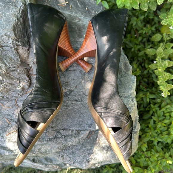 Aerosoles Open Toe High Heels - Picture 4 of 7